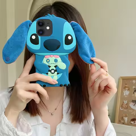 3D Stitch Ear Tpu Case For Honor 400 200 Lite X7C X9C X6B X5 Plus X5B X8A X8 X7A X6A X7B X8B X9B X9A