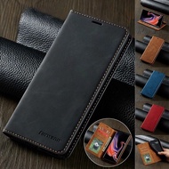 [Woo Fashion Case] สำหรับ iPhone 13 12 11 Pro Max XS XR X 8 7 6S 6 Plus SE2020 5 5S SE เคสเคสแบบกระเป๋าเงินมีช่องเสียบบัตรแบบแม่เหล็กสำหรับธุรกิจ
