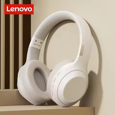 Lenovo Original Thinkplus TH10 Stereo wireless Headphones Bluetooth Earphones Hifi Bass Music Headse