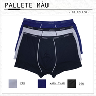 Quần lót nam sịp đùi boxer ARISTINO cotton tre cạp nhỏ cho người bụng béo kháng khuẩn chống nhăn má
