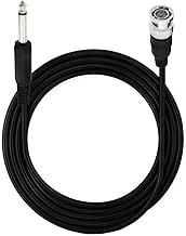 6.35mm to BNC Cable, 6Feet 6.35mm 1/4 inch Mono TS Male to BNC Male Connection Cable, Suitable for C
