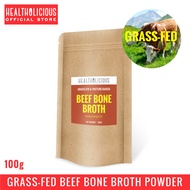 Grass-fed Beef Bone Broth Powder from Sweden 100g - ผงซุปกระดูกจากวัว 100% ไม่ปรุงแต่งกลิ่นรส