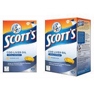 Scott's Cod Liver Oil 315mg Capsule (vitamin A & D) 2 X 100G [EXP:1/25]