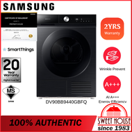 [New] Samsung DV90BB9440GBFQ BESPOKE AI™ 9kg Tumble Dryer with AI Dry | DV90BB9440GB/FQ (Heat Pump D