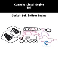 Overhaul Bottom Engine Gasket Set 6BT Cummins Diesel Engine - 3802376