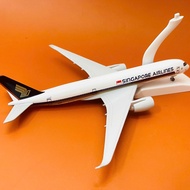 Singapore Airlines Airbus A350-900 High Quality Metal Model with Die Cast Wheels 1:400 Scale
