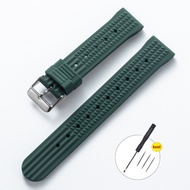 20mm 22mm Watch Strap Silicone Watch Accessories Bracelet For Seiko5 Sport Tuna Prospex Watch Strap 