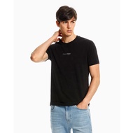 Calvin Klein Mens Overlap Logo Slim Tee