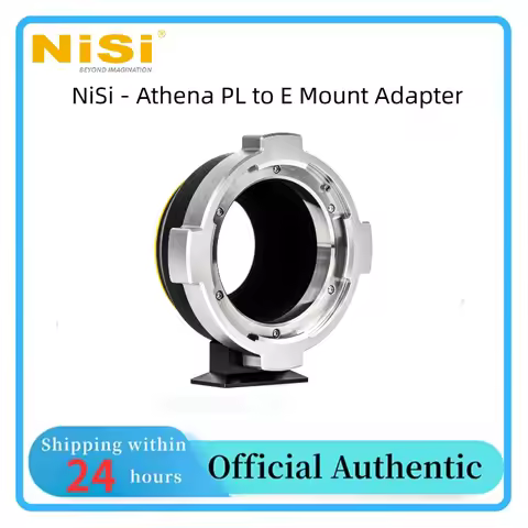 NiSi Athena PL to E Mount Adapter for Sony E-Mount Cameras, Use ARRI PL Lenses on Sony Alpha, 186g L