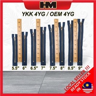 [CLEARANCE] YKK 4YG / OEM 4YG Jeans Zipper/Zip untuk Jeans