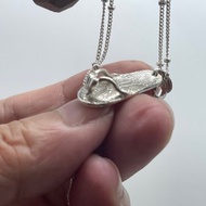 夏天的人字拖B款純銀項鍊