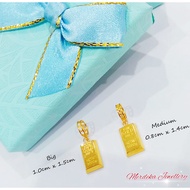 Merdeka 916 Gold Gold Bar Pendant/ Charm 小金条吊坠 916 金 ( 1g - 2g )