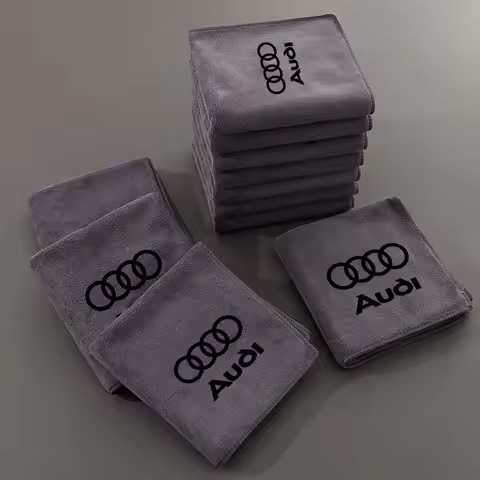 Microfiber Car Wash Towel Drying Cloth Cleaning Towels for Audi A3 A4 A5 A6 A7 Q2 Q3 Q5 Q7 TT Sline 