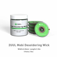 2UUL DW01 5Rolls/Box  DW11 10Rolls/box DW15 10Rolls/box Mobi Desoldering Wick for Mobile Phone Mothe