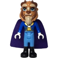 LEGO DP097 Disney Beauty & The Beast 43180 - Beast / Prince Adam Minifgure - Mini Doll, Medium Blue 
