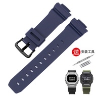Casio watch strap rubber watch strap Casio G-SHOCK series GM5600 GA2100 small square watch men's 16mm