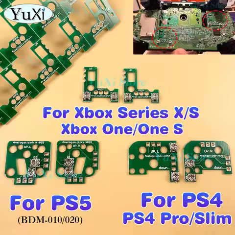 3D Analog Thumb Stick Drift Fix PCB Flex For PS4 PS5 Xbox One S Xbox Series X Gamepad Mod Joystick D