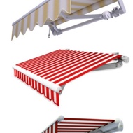 kanopi kain awning gulung manual dan otomatis aman murah berkualitas