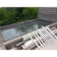 kanopi kaca laminated 8 mm polos di Bogor Timur
