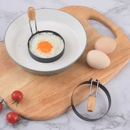 Stainless Steel Omelette Maker Poached Egg Breakfast Egg Round Egg Steamer Omelette Ring Boiled Egg 