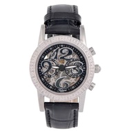 Jam Tangan Teiwe Swiss Tw2973-B Diamond Angel Black Leather