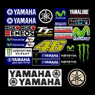 For Yamaha Y15 ZR LC135 V1 V2 V3 V4 V6 V7 V8 ZR NVX Wave Motorcycle Stikers Logo Emblem Motor Decal