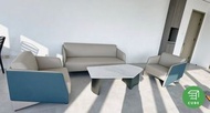 梳化 沙發 sofa 皮沙發 多人位 高級簡約 三人位 雙人位 見客沙發 白色/灰色/咖色/米色 接待客戶用 寫字樓大廈用 辦公室 公司用首選 支持一站式採購配椅配櫃 【立方傢俬】專營買賣二手辦公室傢