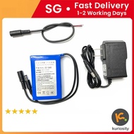 12V Battery Li-Po Lithium Polymer with Charger 4800mAh 6800mAh 9800mAh