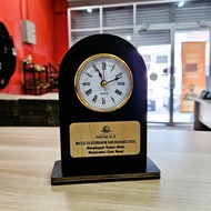 LUS Mini Table Wish Clock Ukir Nama Jam Meja
