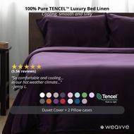 Weavve Signature TENCEL™ Duvet Cover Set (duvet cover + pillow case) [quilt cover | comforter cover 
