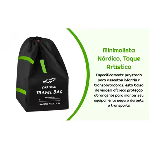 Infant Car Seat Travel Bag Transport Airport Dustproof Foldable for Airplane