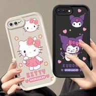 for Casing iphone 7 plus case iphone 8 plus cover bts hello kitty&Kuromi phone case