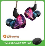 Tai nghe kz zst pro màu tím cực đẹp và sangtai nghe haytai nghe có mictai nghe chuẩn hãng kz