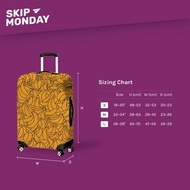 Skip Monday Premium Elastic Luggage Cover - Luggage Protective Cover