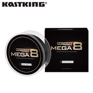 100% Original KastKing Brand Mega 8 274M 8 Strand Japan PE Braided Fishing Line Multifilament Fishing Wire for All Fishing 10-80LB