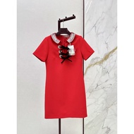 CT7E Valino Autumn/Winter Beaded Diamond Slim-Fit Casual Dress - Versatile Fashion Statement