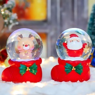 Christmas Gift Decoration Gift For Children Boys And Girls Colorful Lights Crystal Ball Music Box Christmas Eve Toy Small Gift