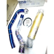 OPBR RS150 Exhaust 35mm+BLUE