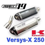 Project79 Exhaust Modenas Kawasaki VersysX250 17-25 Muffler VersysX Versys 250X Versys-X  Versys250 