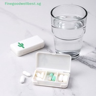 FBSG 3 Grids Mini Pill Case Plastic Travel Medicine Box Cute Small Tablet Pill Storage Organizer Box Holder Container Dispenser Case HOT