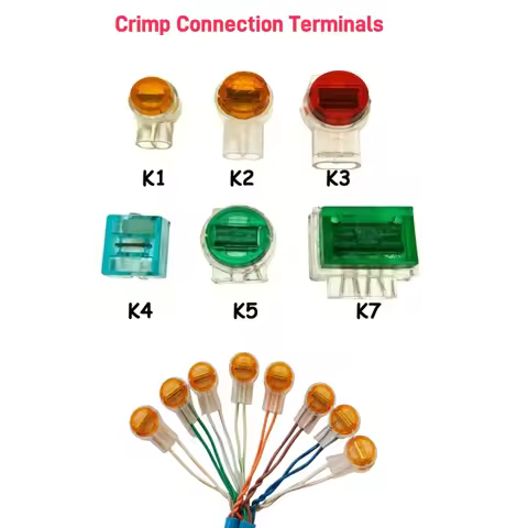 K1 K2 K3 K4 K5 K7 Connector Wire Splice Connector Wiring Ethernet Telephone Cable Cord Waterproof UY