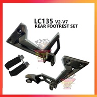 REMPIT LC135 V2-V7 REAR FOOTREST SET BRACKET Pijak Kaki Belakang SET ( A Class ) V2 V3 V4 V5 V6 V7