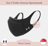 [SG Ready Stock] Gen 2 Under Armour UA Sportsmask Reusable Mask Featherweight Authentic