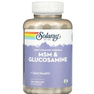 Solaray, MSM &amp; Glucosamine, 180 VegCaps