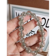 green phantom quartz bead bracelet 19cm