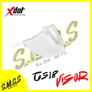 XDOT Helmet VISOR G626A / G118 / G618 / G518 (100% Authentic) Sirim Certified Tinted Rainbow Smoke C
