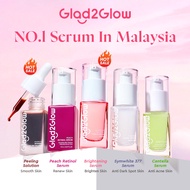 Glad2Glow Serum Peeling / Niacinamide Brightening / Retinol /Acne/377 Dark Spot essence muka Whiteni