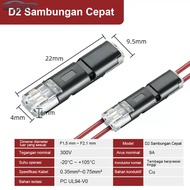 20Pcs Waterproof Automotive Electrical Connector Cable 2 Pin Plug Quick Connector D2