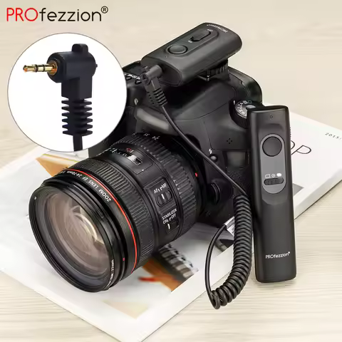 Camera Remote Shutter Release Wireless for Canon Rebel T7 T6 T5 T8i T7i SL3 EOS R RP R100 R7 R6 Mark