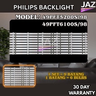 49PFT5200S/98 / 49PFT6100S/98 PHILIPS 49" LED TV BACKLIGHT (LAMPU TV) PHILIPS 49 INCH LED TV BACKLIG